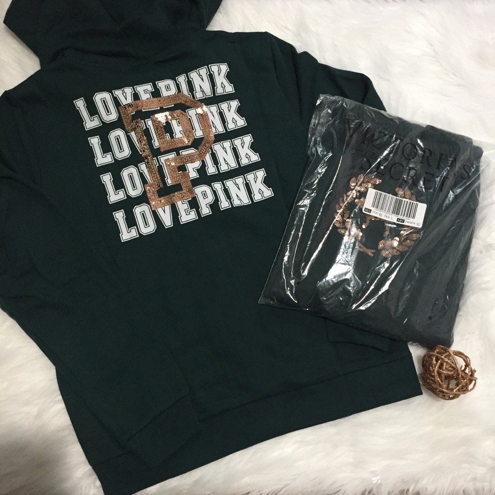 NIP BLING PERFECT FULL ZIP HOODIE AND CLASSIC PANT